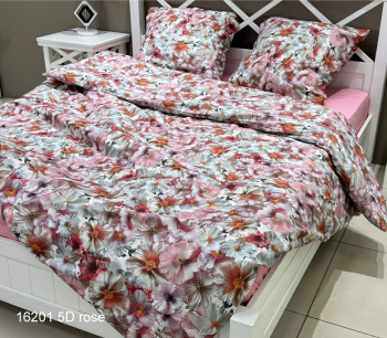 КПБ Семейный 16201 5D rose ранфорс LUNA home