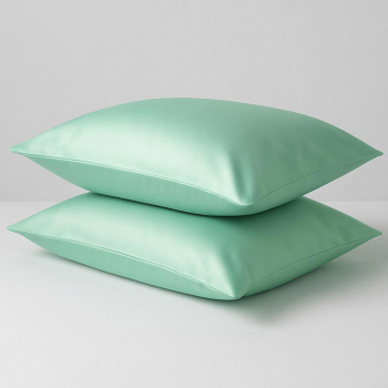 Набор наволочек 50х70 2 шт mint сатин LUNA home