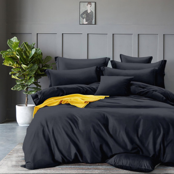 КПБ Евро black тенсель LUNA home