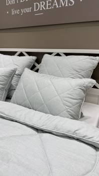 Подушка 50х70 минт Меланж LUNA home