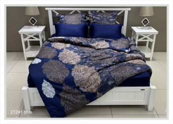 КПБ Евро 21241 blue сатин LUNA home