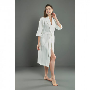 Халат женский 4270 вафля Krem NUSA 2XL