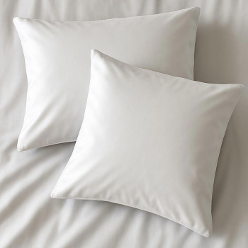 Набор наволочек 70х70 2 шт white сатин LUNA home
