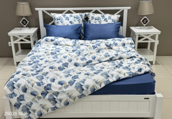 КПБ Семейный 29028 blue сатин LUNA home