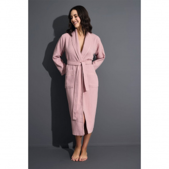 Халат женский 4270 вафля Pudra NUSA 2XL