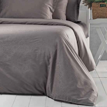 КПБ Евро JACQUARD DARK BEIGE сатин PAVIA